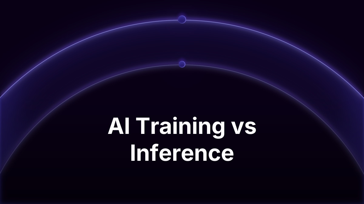 AI Training vs Inference: What's the Difference?