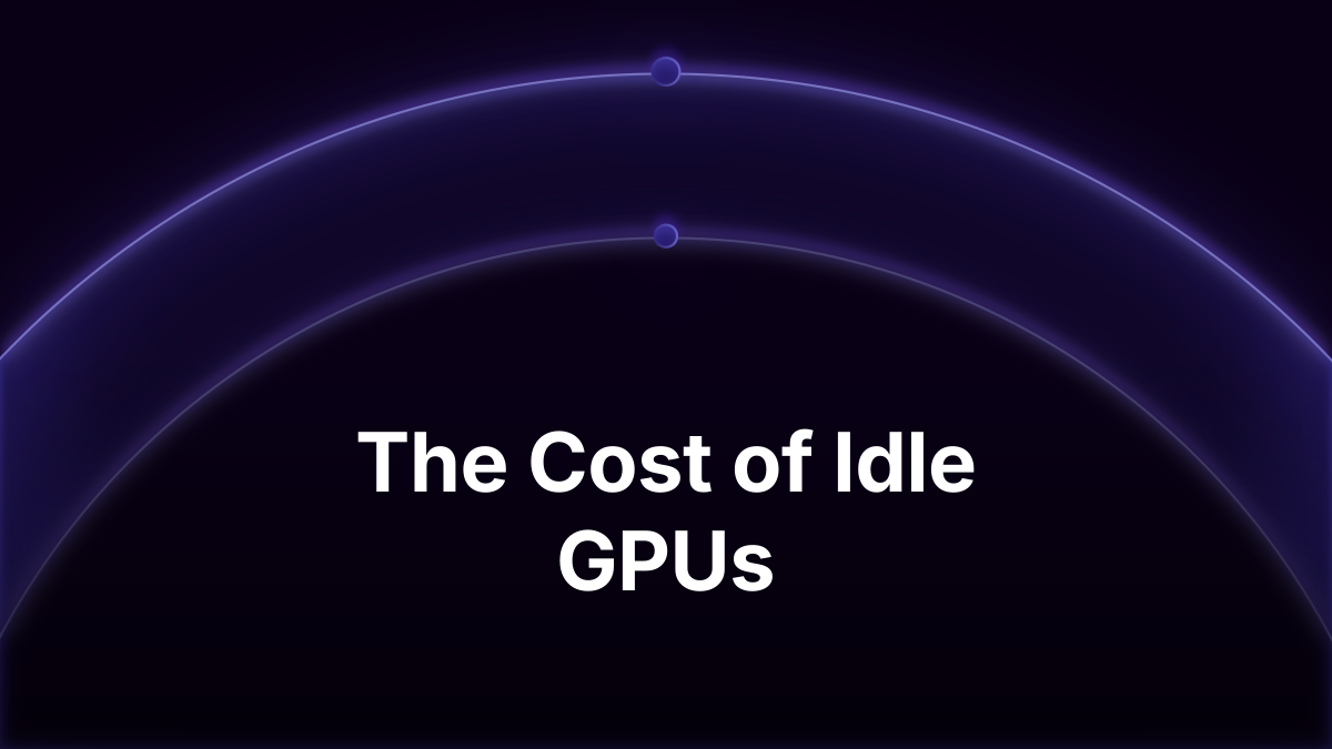 How Much Idle GPU Time Actually Costs (a Real Breakdown by GPU Class)