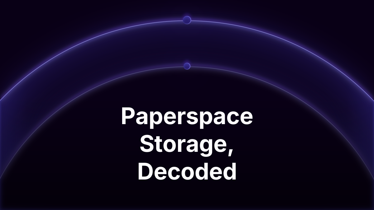 Paperspace Storage: Powering Off Won't Stop Billing