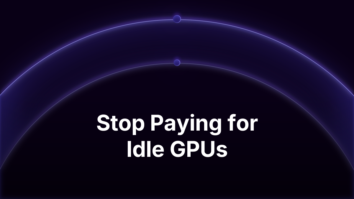 The Real Cost of Idle GPU Time, and How to Pause a GPU Instance Without Losing Work