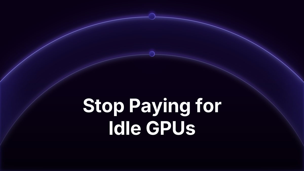 The Real Cost of Idle GPU Time, and How to Pause a GPU Instance Without Losing Work