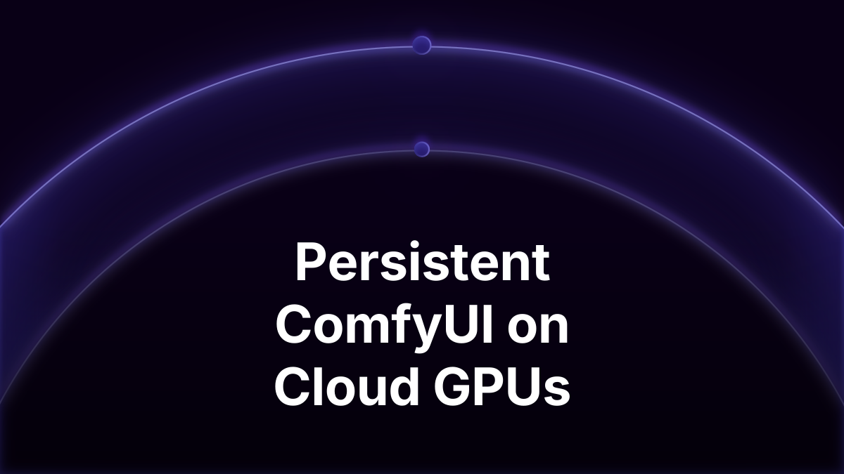 Your ComfyUI Studio Shouldn't Reset Every Time You Switch GPUs