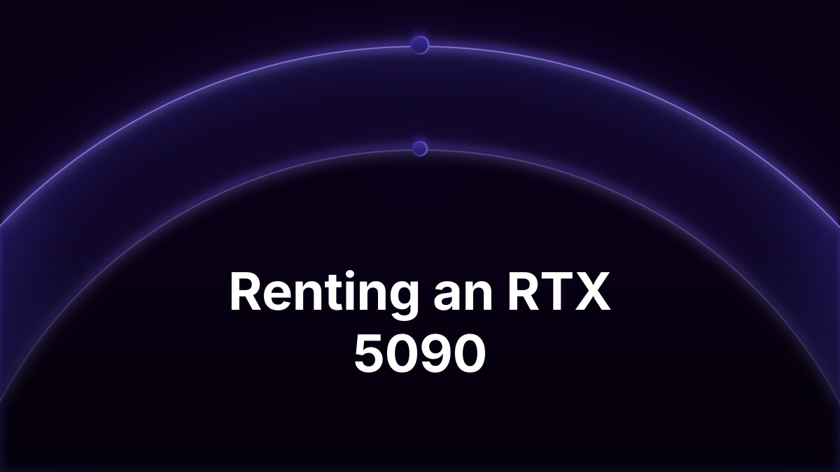 Renting an RTX 5090: Why the Same Card Costs $0.16 or $2.00 an Hour