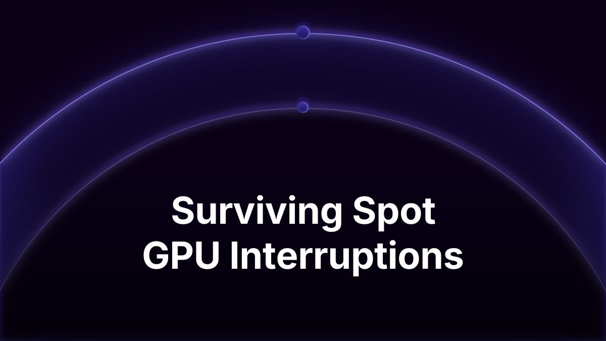 How to Resume GPU Training After a Spot Instance Interruption (What Has to Be Running Before It Hits)