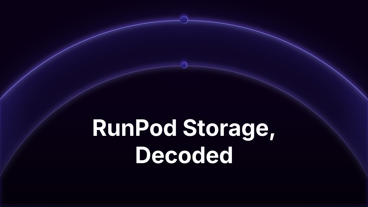 RunPod Volume Disk vs Network Volume vs Container Disk: What Each One Actually Keeps