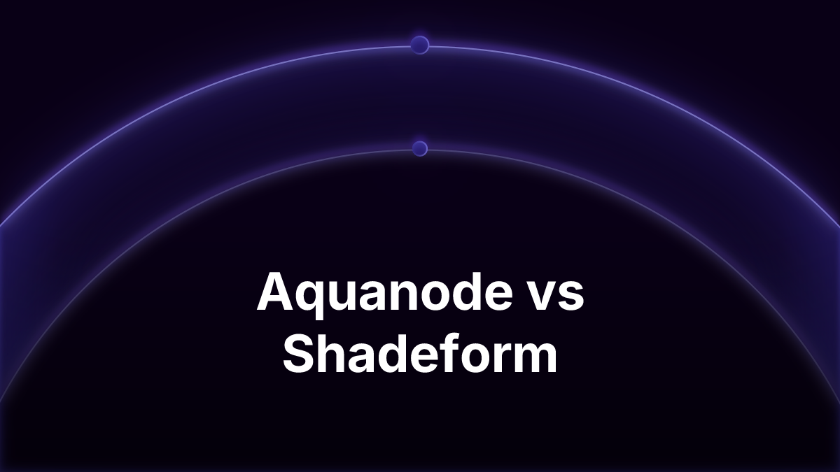Aquanode vs Shadeform: What's the Real Difference for GPU Buyers in 2025?